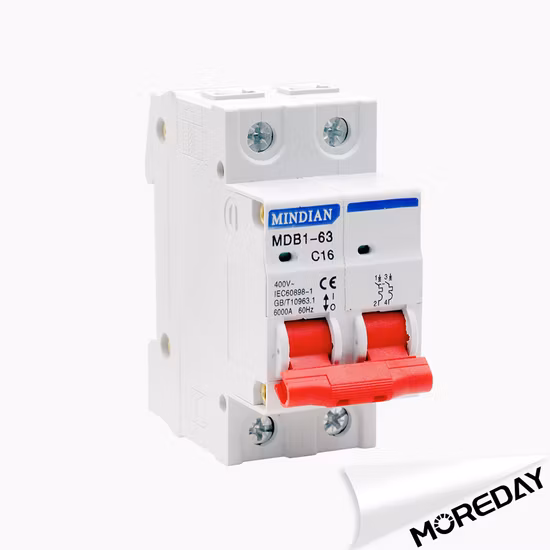 2p Mini MCB 25A 400V 10ka AC