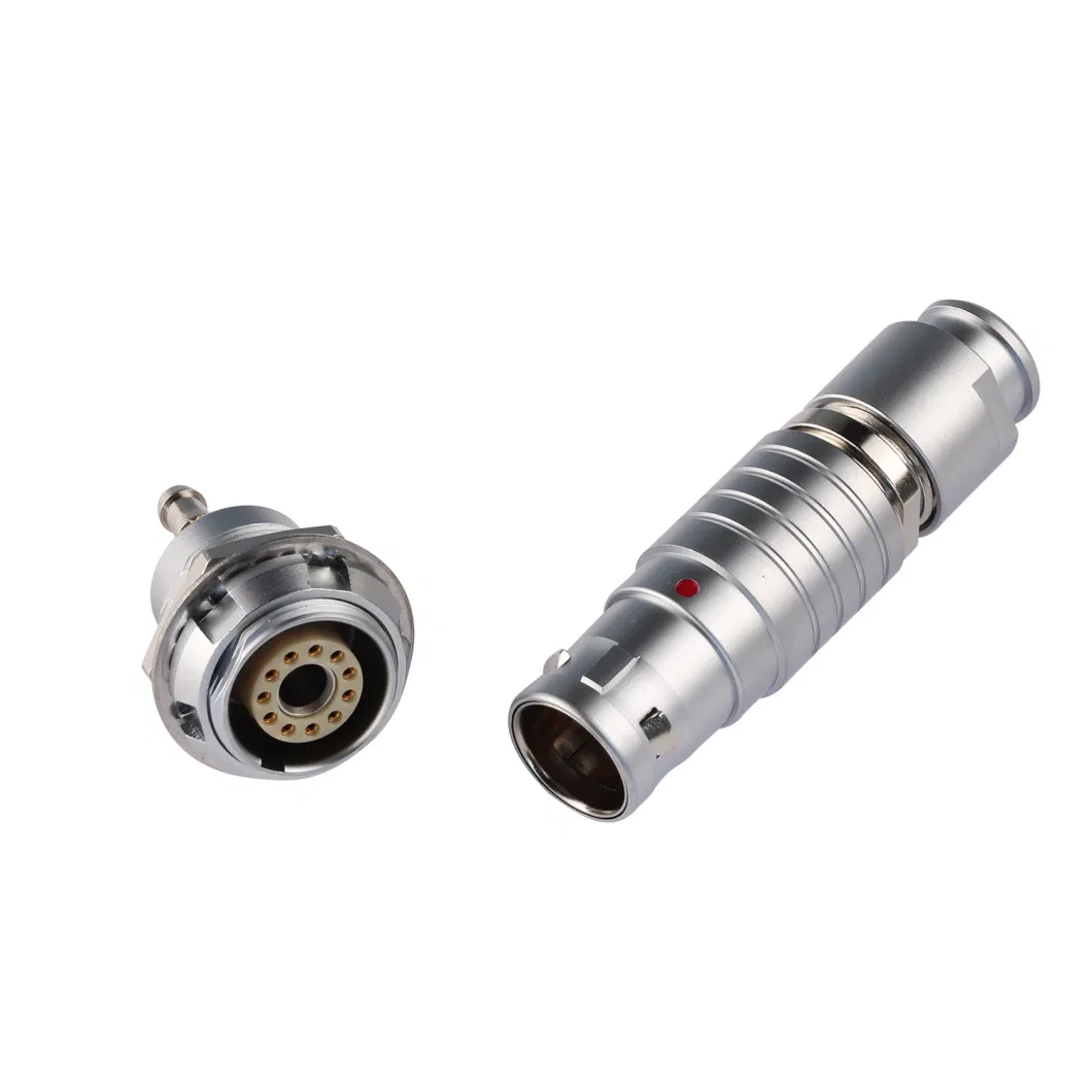 IP68 Waterproof 2K/3K 306/312/318 Quick Lock Circular Push Pull Connector for Industrial Automation