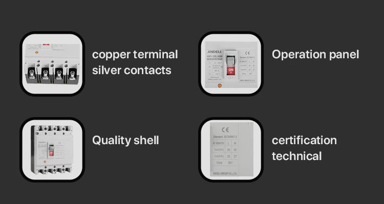 Andeli Am1-250L/3300 Series Moulded Case Circuit Breaker 160 AMP MCCB