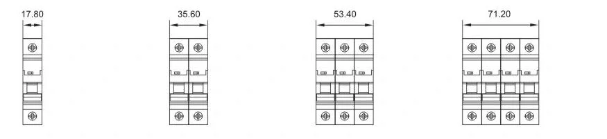 Mini Circuit Breaker AC MCB C45